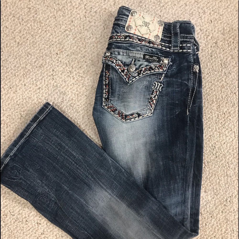 Gently used Miss Me Boot cut jeans